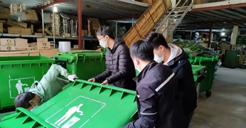 Thùng rác công nghiệp tại Bắc Ninh