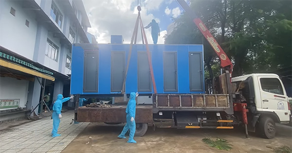 Nhà vệ sinh di động chắc chắn, tiện nghi, chất lượng cao tại Bắc Ninh