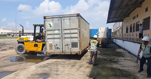 Nâng hạ cho thuê container cho khách hàng tại huyện Yên Phong, Bắc Ninh