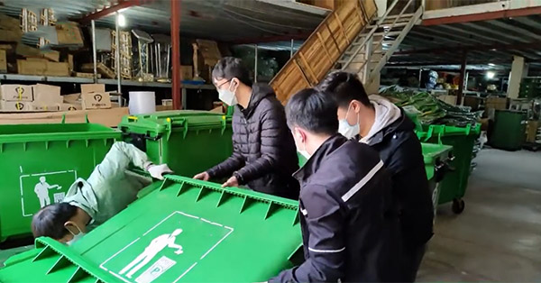 Thùng rác công nghiệp tại Bắc Ninh